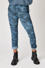 Soft Camo Pants with Mini Stars (10 Colors) - Jacqueline B Clothing