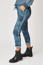 Soft Camo Pants with Mini Stars (10 Colors) - Jacqueline B Clothing