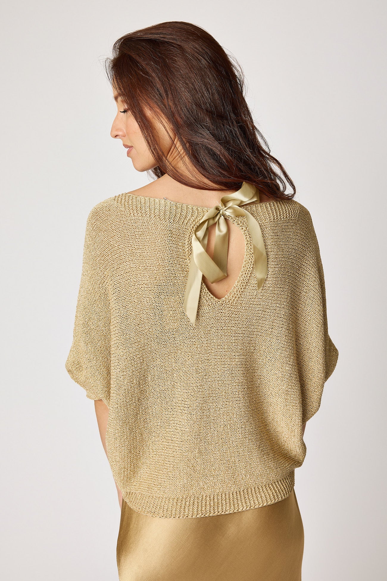 Shimmer Bow Sweater