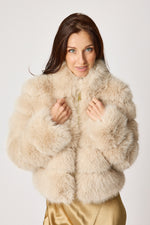 Cream Fur Jacket
