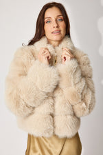 Cream Fur Jacket