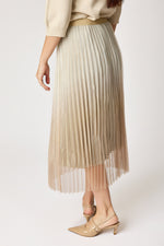 Pleated Glitter Ombre Skirt (3 Colors)