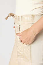 Gold Painted Italian Stretch Pant