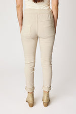 Gold Painted Italian Stretch Pant