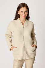 Knit Bomber Jacket