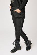 Italian Satin Polished Stretch Pant (4 Colors)