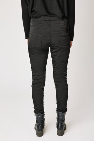 Italian Satin Polished Stretch Pant (4 Colors)