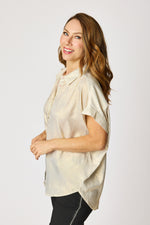 Metallic Blouse (2 Colors)