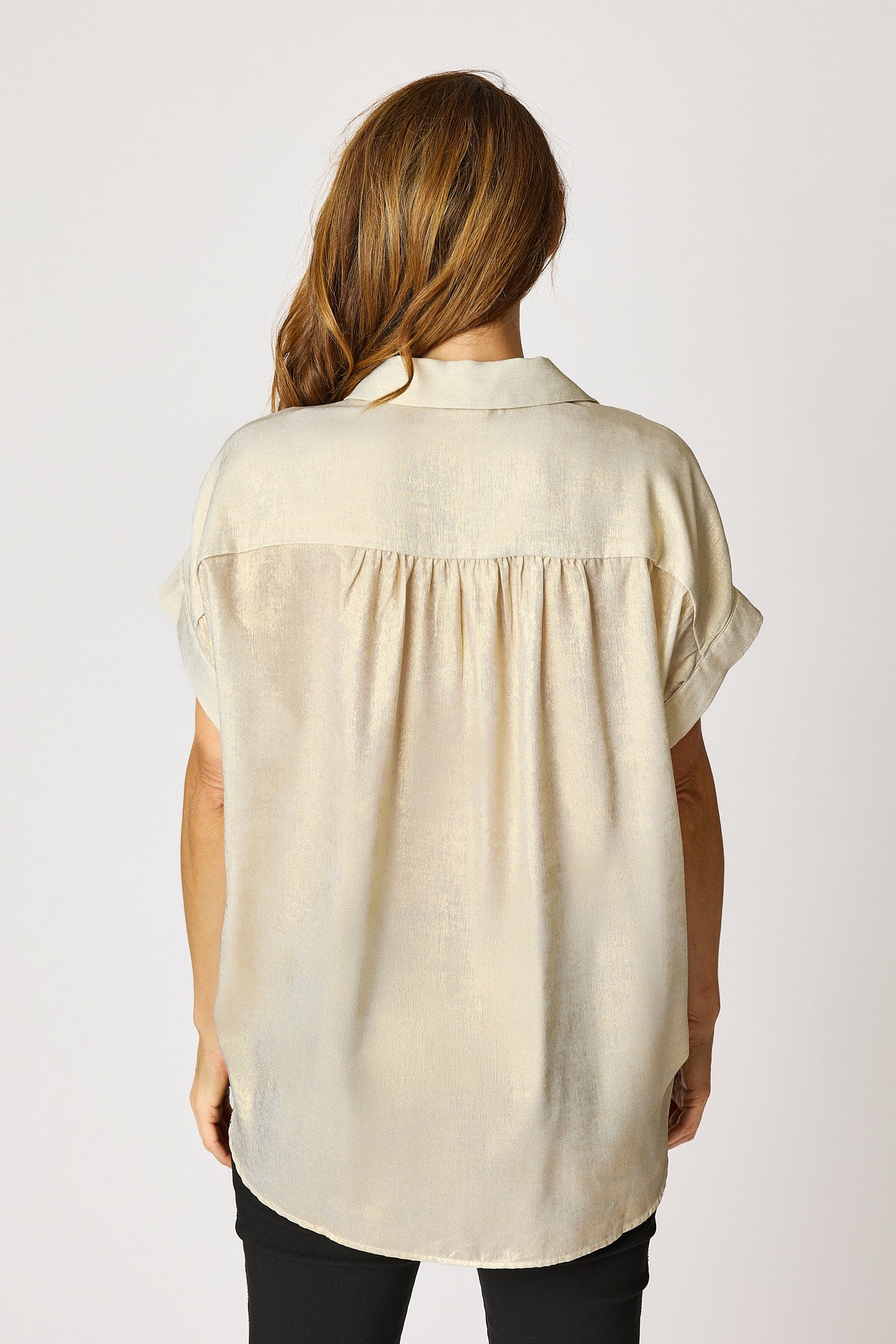 Metallic Blouse (2 Colors)