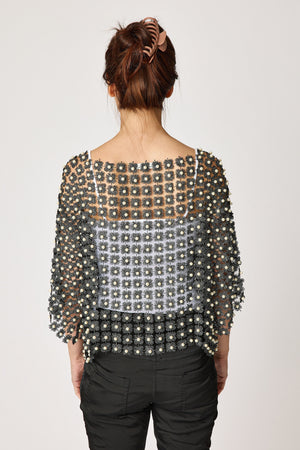 Pearl Accent Shrug Jacket