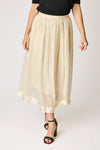 Tulle Skirt with Satin Trim (2 Colors)