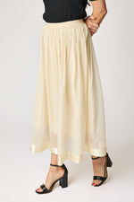 Tulle Skirt with Satin Trim (2 Colors)