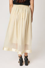 Tulle Skirt with Satin Trim (2 Colors)