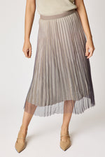Pleated Glitter Ombre Skirt (3 Colors)