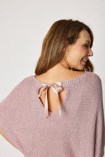 Shimmer Bow Sweater
