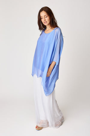 Italian Silk Soft Flowing Top - Jacqueline B Clothing