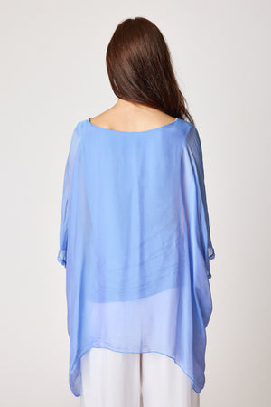 Italian Silk Soft Flowing Top - Jacqueline B Clothing