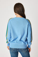 Bright Racer Stripe Sweater