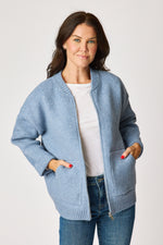 Knit Bomber Jacket