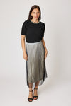 Pleated Glitter Ombre Skirt (3 Colors)