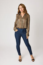Italian Satin Polished Stretch Pant (4 Colors)