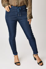 Italian Satin Polished Stretch Pant (4 Colors)