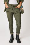 Italian Satin Polished Stretch Pant (4 Colors)
