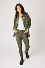 Italian Satin Polished Stretch Pant (4 Colors)
