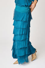 Italian Silk Layered Skirt - Jacqueline B Clothing