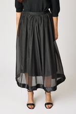 Tulle Skirt with Satin Trim (2 Colors)