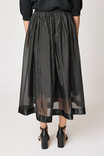 Tulle Skirt with Satin Trim (2 Colors)