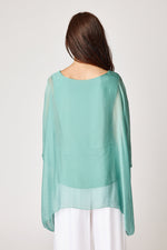 Italian Silk Soft Flowing Top - Jacqueline B Clothing