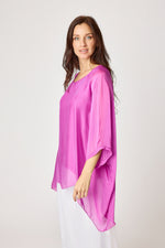 Italian Silk Soft Flowing Top - Jacqueline B Clothing