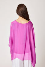 Italian Silk Soft Flowing Top - Jacqueline B Clothing