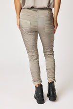 Italian Satin Polished Stretch Pant (4 Colors)