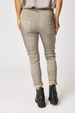 Italian Satin Polished Stretch Pant (4 Colors)