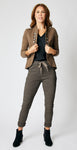 Crisscross Pattern Italian Pants