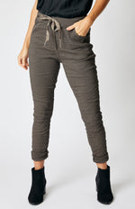 Crisscross Pattern Italian Pants
