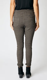 Crisscross Pattern Italian Pants