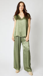 Drawstring Satin Pants