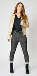Faux Leather Gold Jacket