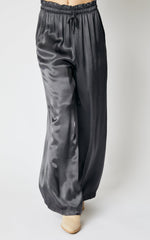 Drawstring Satin Pants