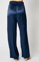 Drawstring Satin Pants