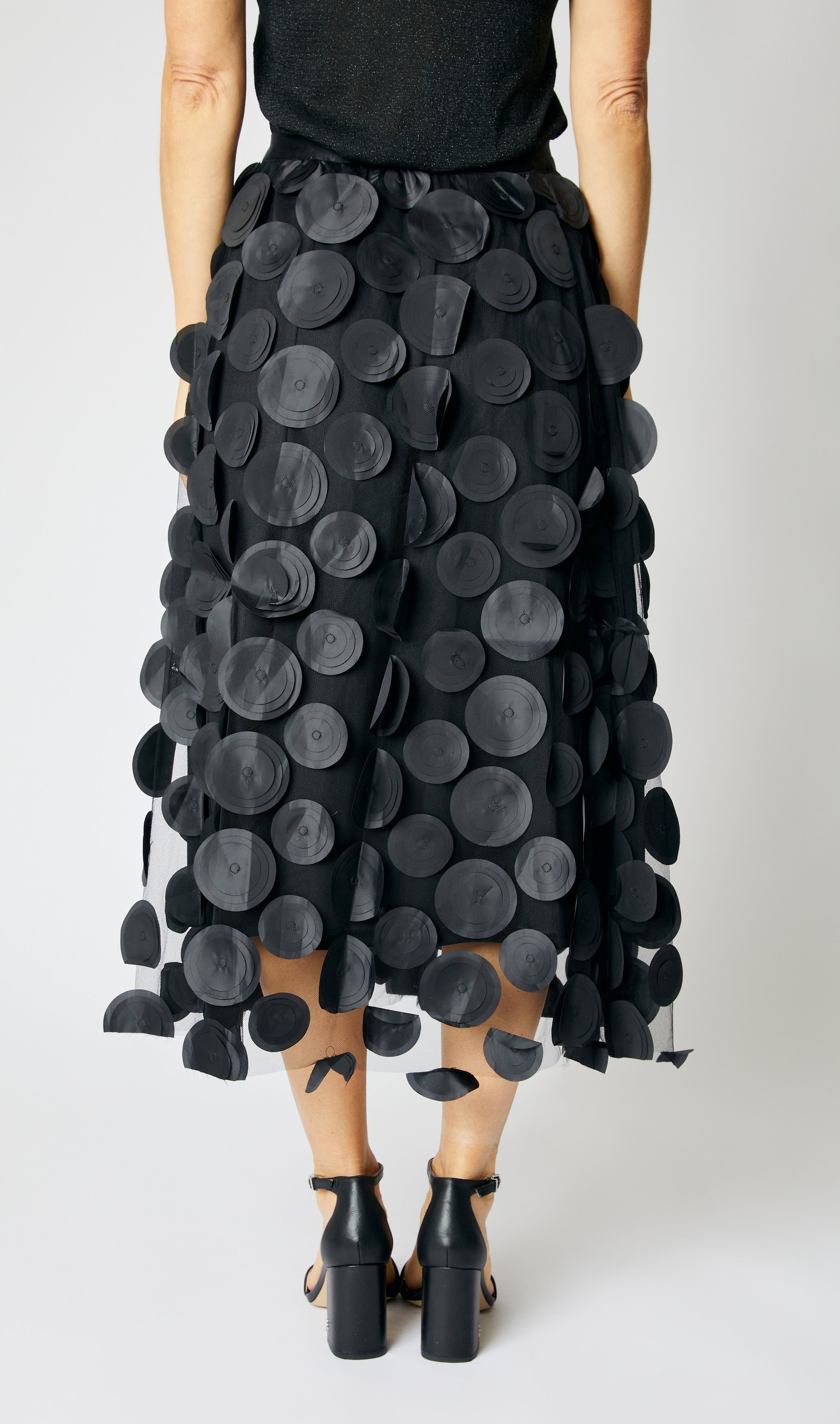 Black Dot Tule Skirt