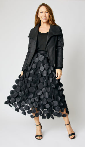 Black Dot Tule Skirt