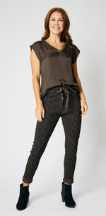 Cheetah Ribbon Pants