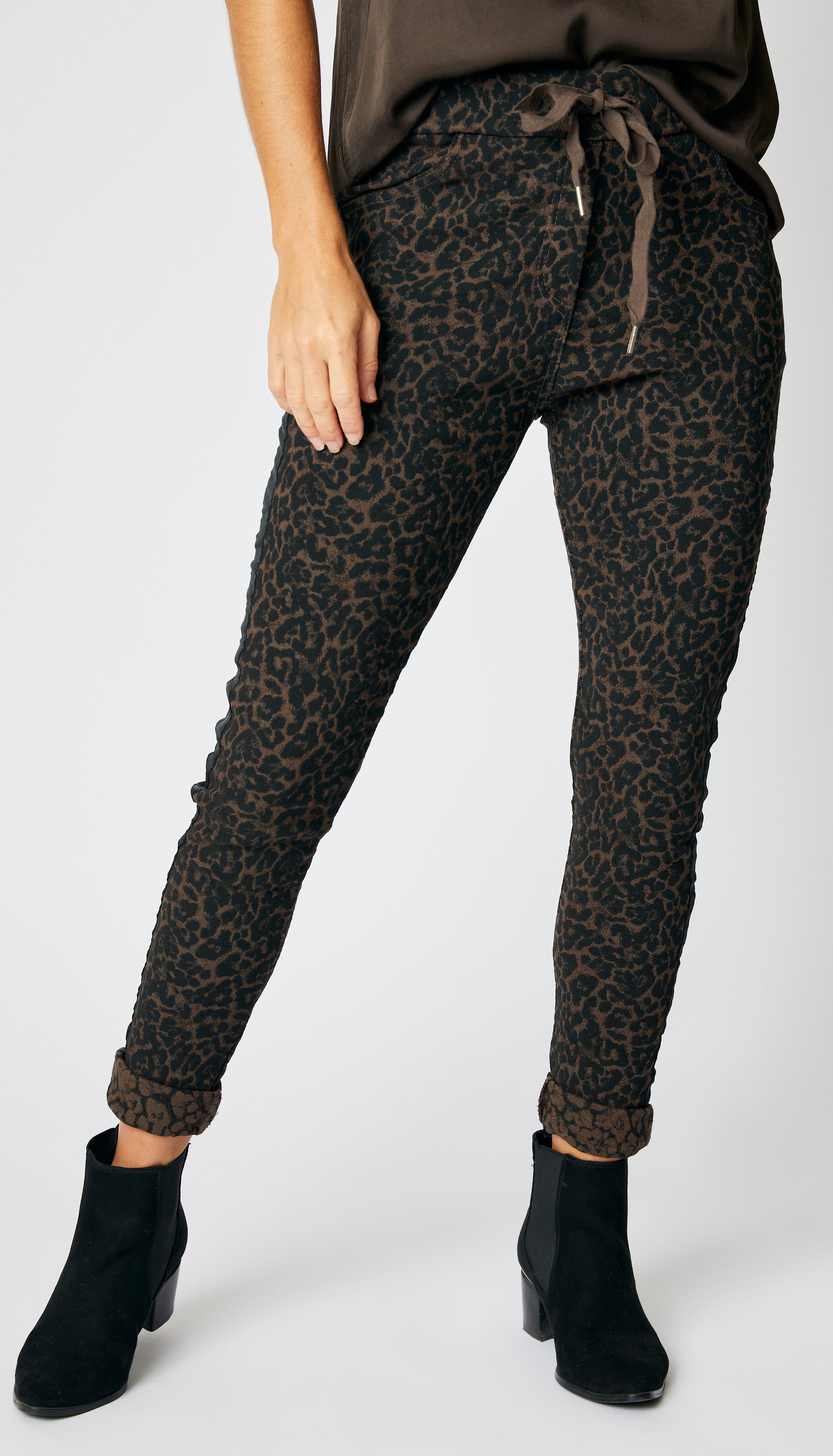 Cheetah Ribbon Pants