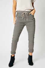 Crisscross Pattern Italian Pants