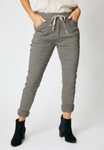 Crisscross Pattern Italian Pants