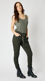 Crisscross Pattern Italian Pants